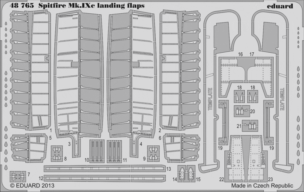 Spitfire Mk. IXc landing flaps 1/48