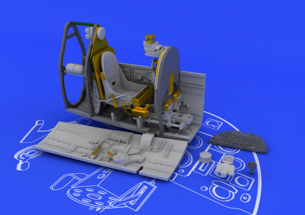 Eduard Brassin : Spitfire Mk. IX cockpit : 1/48 Scale - Image 2