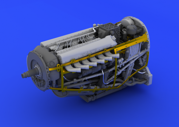 Eduard Brassin : Spitfire Mk. IX Engine : 1/48 Scale - Image 5