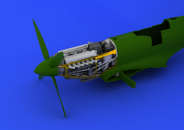 Eduard Brassin : Spitfire Mk. IX Engine : 1/48 Scale - Image 6