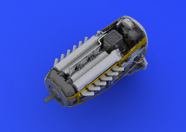 Eduard Brassin : Spitfire Mk. IX Engine : 1/48 Scale - Image 7