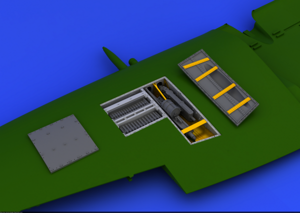 Eduard Brassin : Spitfire Mk. IX Gun Bay : 1/48 Scale - Image 2