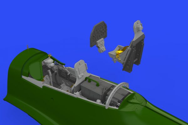 Eduard Brassin : North-American P-51D-5 Mustang cockpit : 1/48 Scale - Image 3