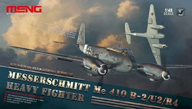Meng Model : Messerschmitt Me-410B-2/U2/R4 Heavy Fighter : 1/48 Scale