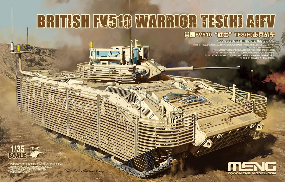 MENG : British FV510 Warrior TES(H) AIFV : 1/35 Scale