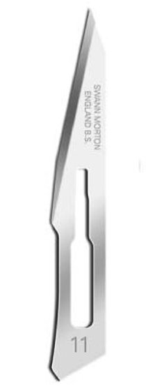 Swann Morton : No.11 Straight Blades for No.3 Scalpel : Pack of 5