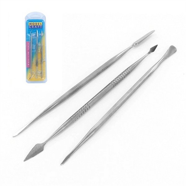 MODELCRAFT 3 PCE STAINLESS STEEL CARVERS SET