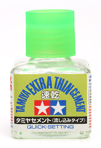 Finishing Materials no.182 Tamiya Extra Thin Cement (Quick-Setting) Item No: 87182