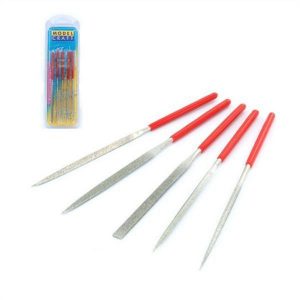 Shesto : 5 Pce Diamond Needle File Set : (140mm)