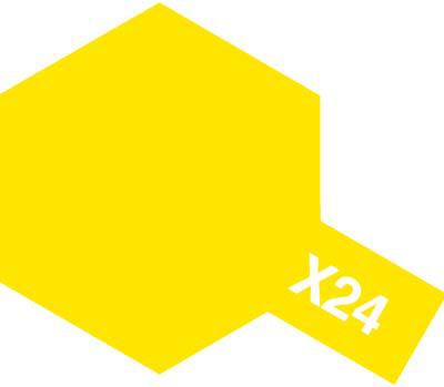 Acrylic Mini X-24 Clear yellow