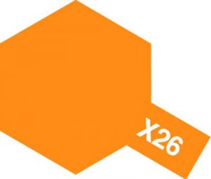 Acrylic Mini X-26 Clear orange