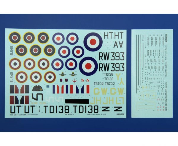 Eduard : Spitfire Mk. XVI Bubbletop : ProfiPACK edition : 1/48 Scale - Image 8