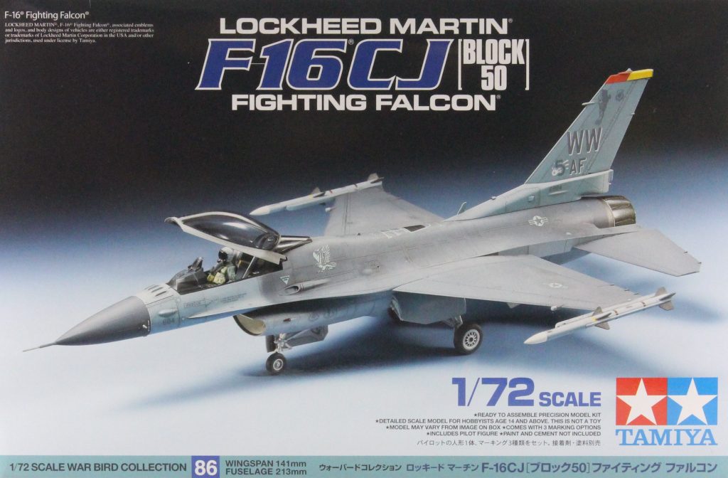 1/72 Warbird Collection No.86 1/72 Lockheed Martin® F-16®CJ [BLOCK50] Fighting Falcon® Item No: 60786
