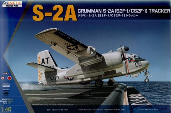 Kinetic Model Kits : Grumman S-2A TRACKER : 1/48 Scale