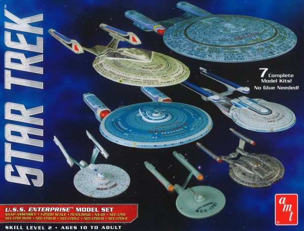 AMT : USS-Enterprise NCC-1701-E : 1/2500 Scale Model : Advanced Step By Step Video Build - Image 10
