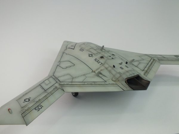 Freedom Models : X-47B : 1/48 Scale Model : Basic Step by Step Video Build - Image 12