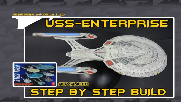 AMT : USS-Enterprise NCC-1701-E : 1/2500 Scale Model : Advanced Step By Step Video Build