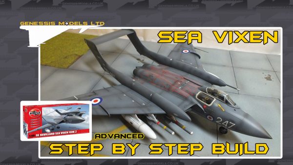 Airfix : de Havilland Sea Vixen FAW.2 : Advanced Step By Step Build : 1/48 Scale Model