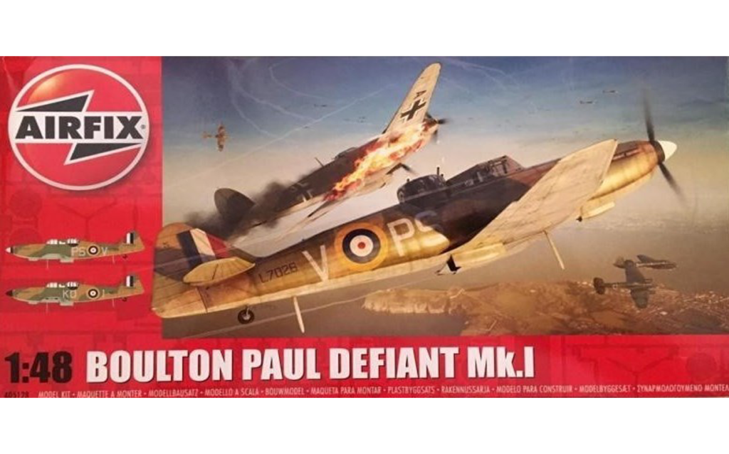 Airfix : Boulton Paul Defiant Mk.I : 1/48 Scale Model : In Box Review