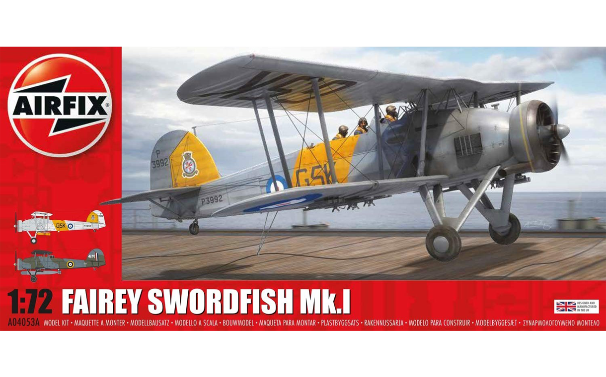 Airfix : Fairey Swordfish Mk.I : 1/72 Scale Model : In Box Review