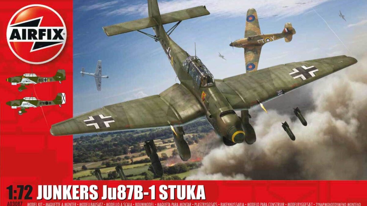 航空機・ヘリコプター AIRFIX  1/24   JUNKERS  Ju87B-2STUKA 1/24 Junkers Ju87B-2 Stuka (Airfix improved) Work In