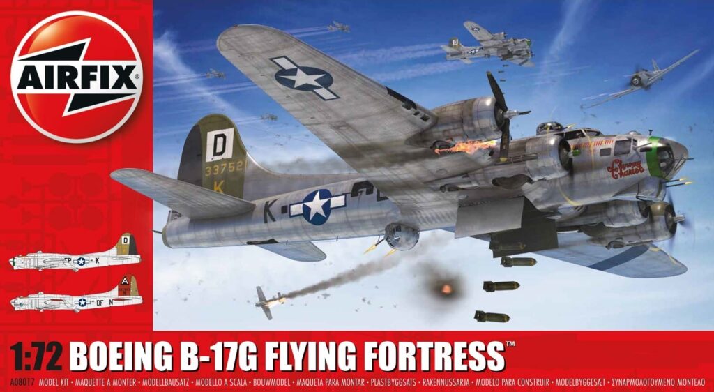 Airfix : Boeing B-17G Flying Fortress : 1/72 Scale Model : In Box Review