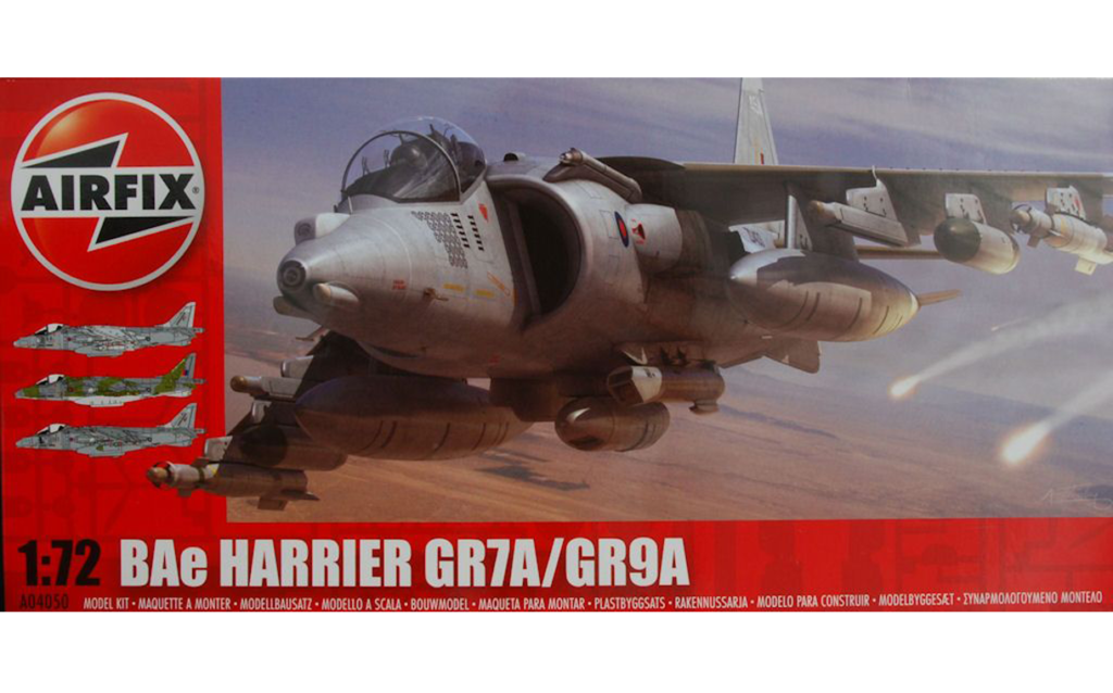 Airfix : BAe Harrier GR7A/GR7A : 1/72 Scale Model : In Box Review