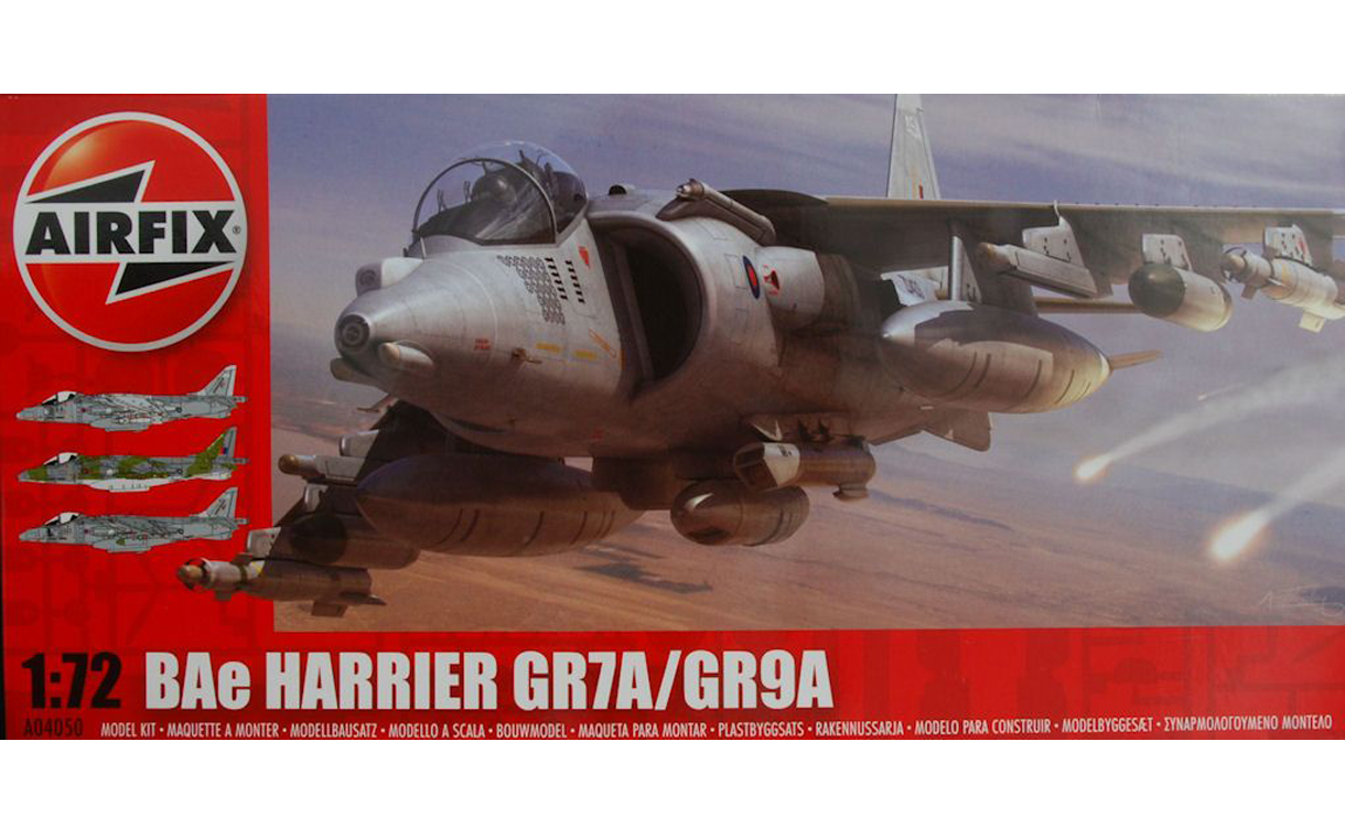 Airfix : BAe Harrier GR7A/GR7A : 1/72 Scale Model : In Box Review