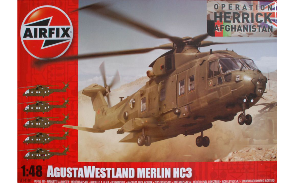 Airfix : Agusta Westland Merlin HC.3 : 1/48 Scale Model : In Box Review