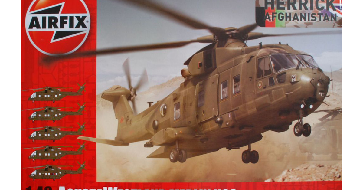 Airfix : Agusta Westland Merlin HC.3 : 1/48 Scale Model : In