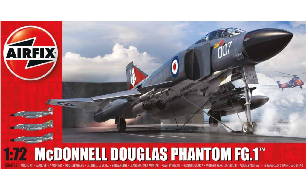 Airfix : McDonnell Douglas Phantom FG.1 : 1/72 Scale Model : In Box Review
