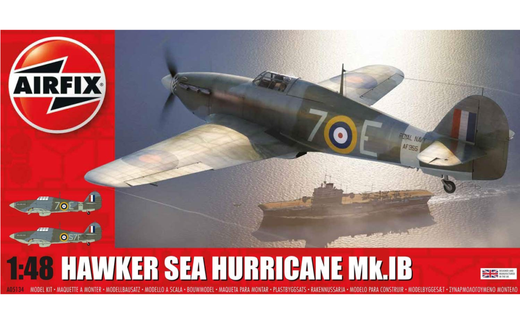 Airfix : Hawker Sea Hurricane Mk.IB : 1/48 Scale Model : In Box Review