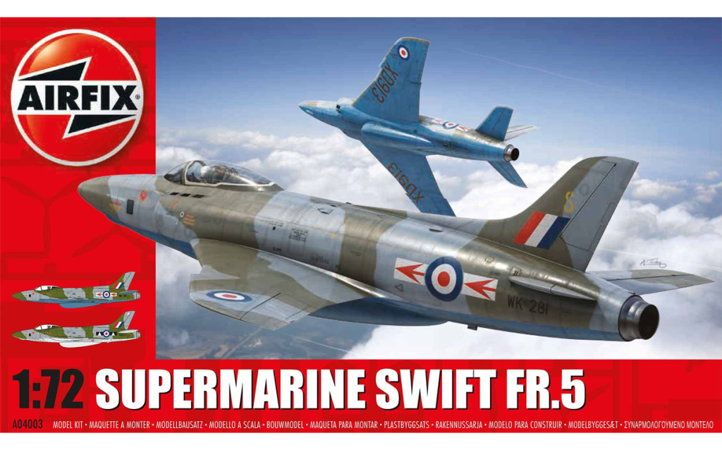 Airfix : Supermarine Swift FR.5 : 1/72 Scale Model : In Box Review