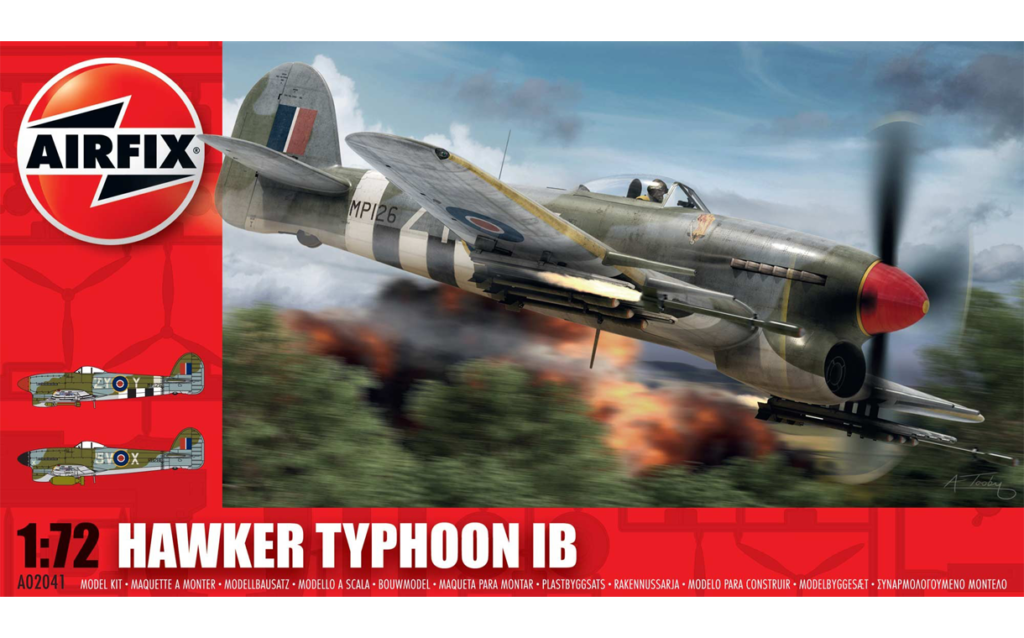 Airfix : Hawker Typhonn IB : 1/72 Scale Model : In Box Review