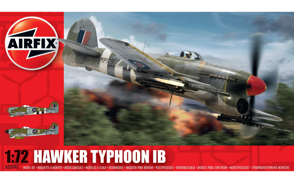 Airfix : Hawker Typhonn IB : 1/72 Scale Model : In Box Review