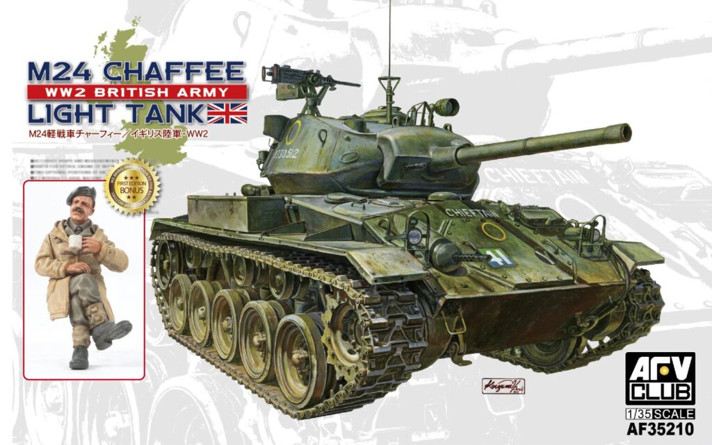 AFV Club : M24 Chaffee Light Tank : 1/35 Scale Model : In Box Review