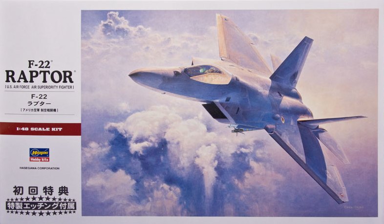 Hasegawa : F-22 Raptor : 1/48 Scale Model : In Box Review
