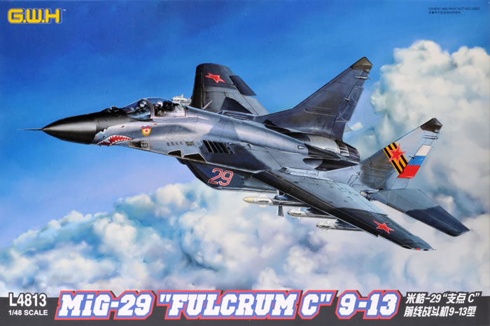 G.W.H : Mig-29 "Fulcrum C" 9-13 : 1/48 Scale Model : In Box Review