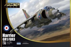 In Box Review : Harrier GR1/GR3 : Kinetic Gold : 1/48 Scale Model