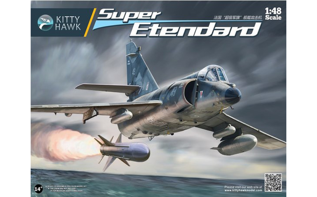 Kitty Hawk : Super Etendard : 1/48 Scale Model : In Box Review