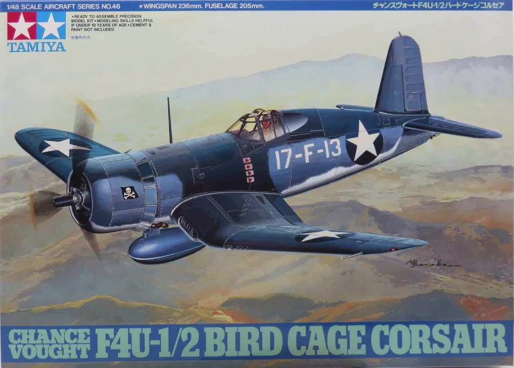 In Box Review : F4U-1/2 Bird Cage Corsair : Tamiya : 1/48 Scale Model