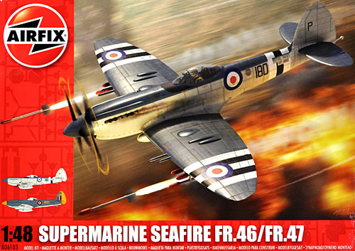 Airfix : Supermarine Seafire FR.46 / FR.47 1/48 Scale : In Box Review
