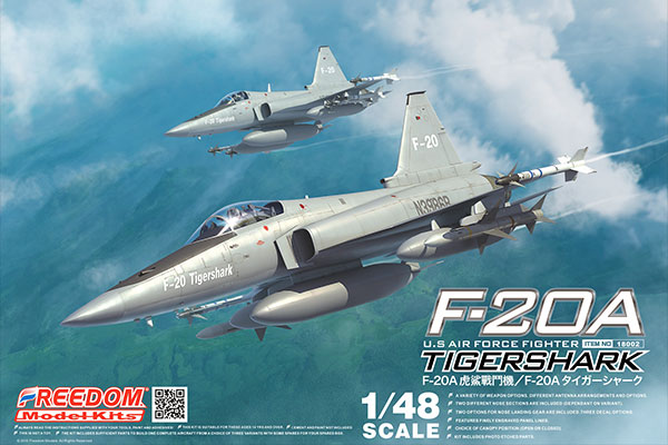 Freedom Models : F-20A Tigershark : 1/48 Scale Model : In Box Review