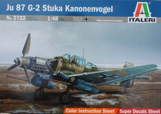 Italeri : Ju 87 G-2 Stuka : 1/48 Scale Model : In Box Review