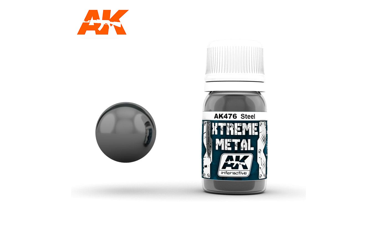 AK Interactive : Xtreme Metal : Natural Metal Finish Paints : Product Review / Tutorial