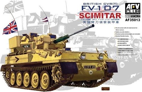 AFV Club : British CVR(T) FV107 Scimitar : 1/35 Scale Model : In Box Review