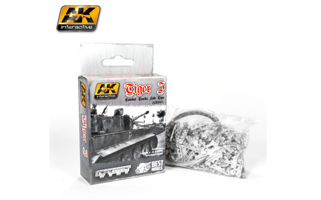 AK-Interactive : Tiger I Combat Tracks Late Type : 1/35 Scale Models : Product Review