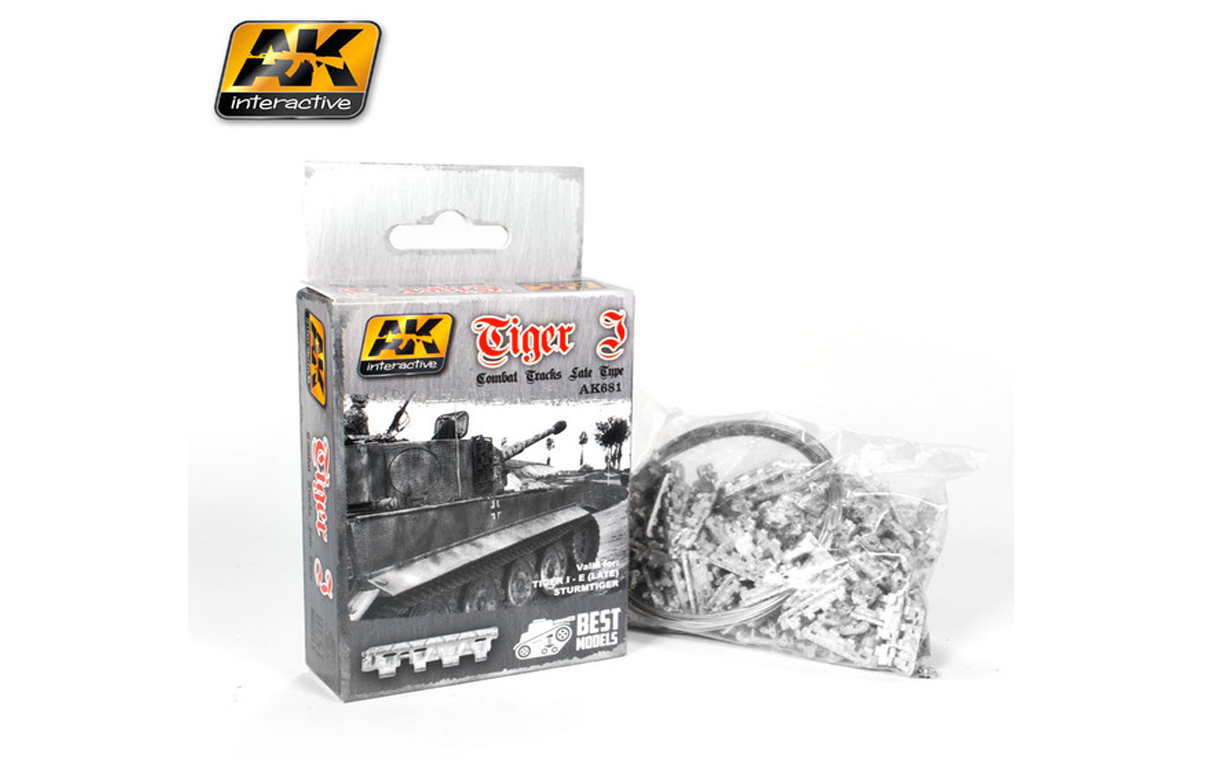 AK-Interactive : Tiger I Combat Tracks Late Type : 1/35 Scale Models : Product Review