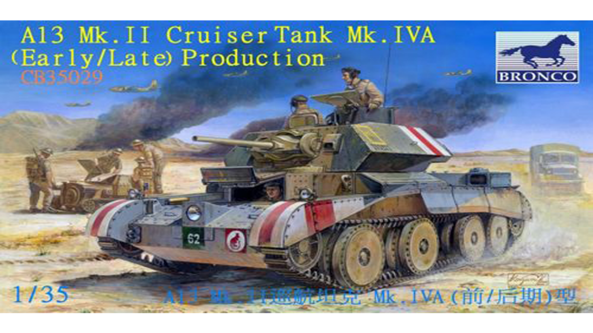 Bronco Models : A13 Mk.II Cruiser Tank : 1/35 Scale Model : In Box