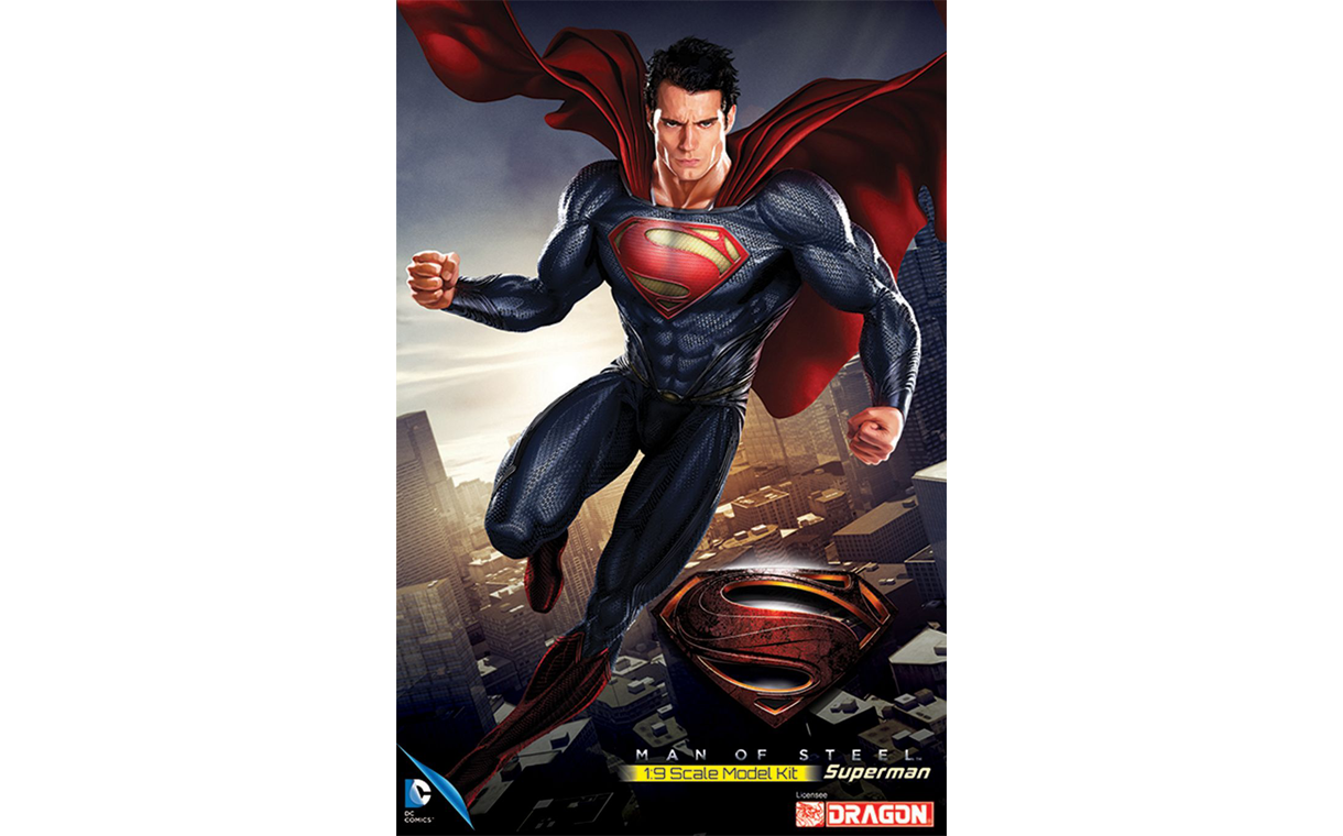 Dragon : Superman Man of Steel : 1/9 Scale Model : In Box Review